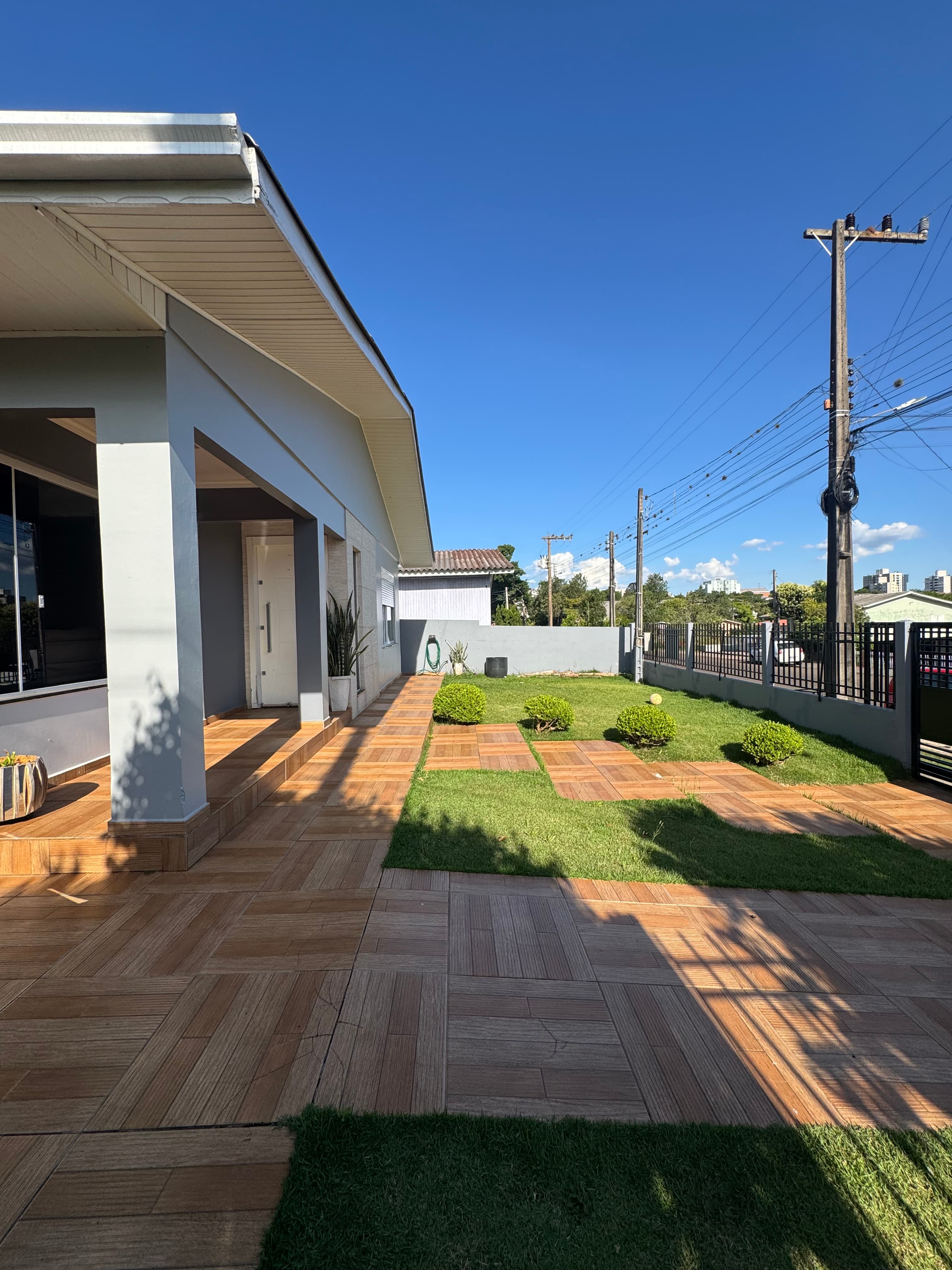 Casa de esquina em alvenaria